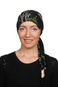 Wrap N Twist Hats: Jade Bloom Wrap n Twist Hat
