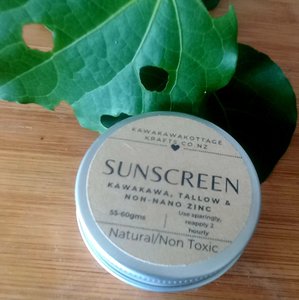 KK Tallow Non-Nano Zinc Skin Balm - Lemongrass - Kawakawa Kottage Krafts