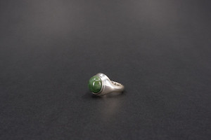 Products: Pounamu Silver Ring kawakawastone