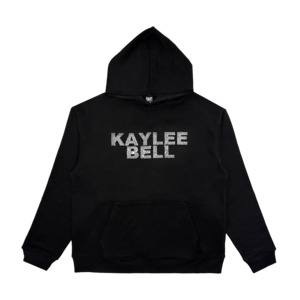 DIAMANTÉ HOODIE - BLACK