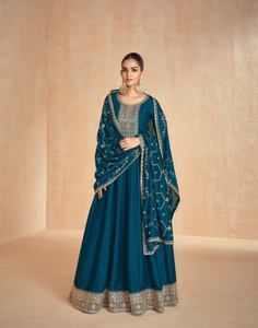 Products: Blue Fancy Gown – Kaysons