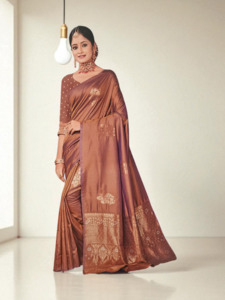 Products: Copper Soft Silk Saree – Kaysons