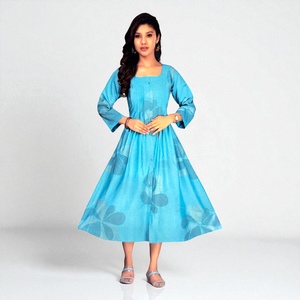 Light Blue Fancy Kurti – Kaysons