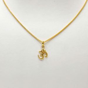 22ct Gold Om Pendant – Kaysons