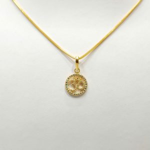 22ct Gold Om Pendant – Kaysons