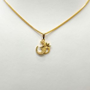 22ct Gold Om Pendant – Kaysons