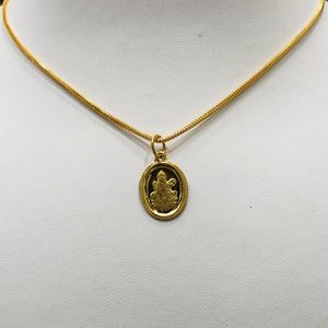Products: 22ct Gold Saraswati Pendant – Kaysons
