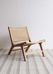 Chairs: Sunday Teak Lounger / Natural