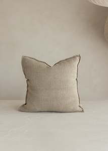 Cushions: Flaxmill  Cushion Cover 50 x 50 / Doeskin
