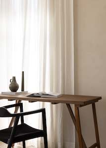 Tables: Saji Work Desk 130 / Dark Teak