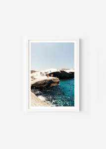 Sarakiniko Summer Splendor / Size A1 / White Frame
