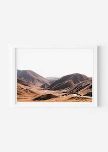 Lindis Pass / Size A0 / White Frame