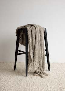 Coco Linen Throw / Natural