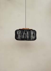 Pendants: Asta Pendant Small / Black