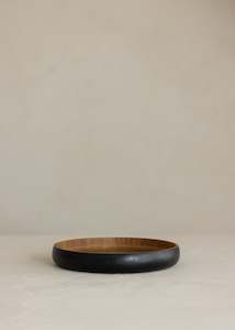 Home Decor: Dual Teak Bowl / Low