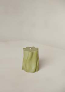 Candles: Lulu Pillar Candle / Dark Sage