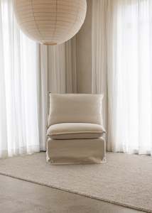 Sofas: Villa Sectional Centre / Natural