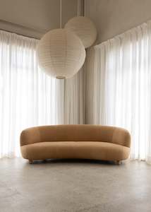 Sofas: Tribecca Sofa 3 Seat / Leather / Latte