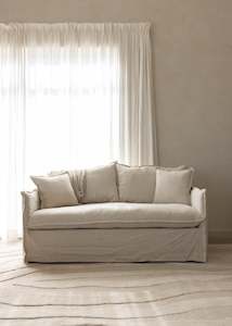 Sofas: Tilly Slip Cover 2 Seater / Natural