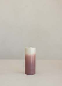 Sale: Ombre Candle Medium / Old Rose
