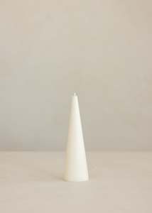 Cone Candle / Ivory
