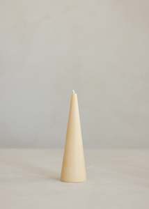 Candles: Cone Candle / Gold