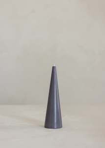 Candles: Cone Candle / Dark Grey