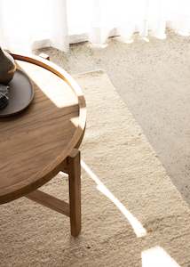 Rugs: Birch Rug / White-Natural / 2m x 3m