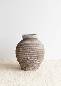 Vases: Rustic Ribbed Vase