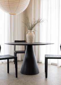 Dining Tables: Tiram Dining Table / Black