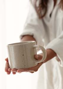 Mugs Glassware: Agni Cup / Speckled Cream