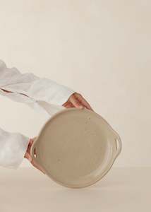 Citra Plate 25cm / Speckled Cream