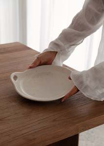 Ceramics: Citra Plate / Speckled White