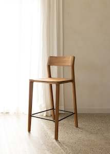 Glide Luxe Bar Stool / Natural