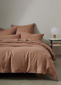 New: Ravello Duvet Cover / Biscuit