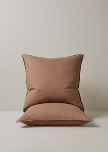 Ravello European Pillowcases / Biscuit