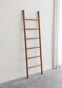 New: Nobu Towel Ladder / Dark Teak