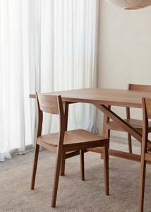 Mizu Dining Chair / Dark Teak