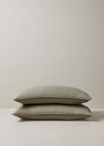 Homewares: Ravello Standard Pillowcases / Caper
