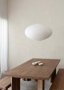 Celia Linen Lantern / Off White