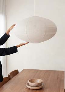 Celia Linen Lantern / Natural