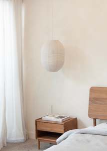 Elva Linen Lantern / Natural