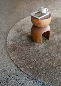 Rugs Mats: Fairbanks Round Floor Rug / Fossil