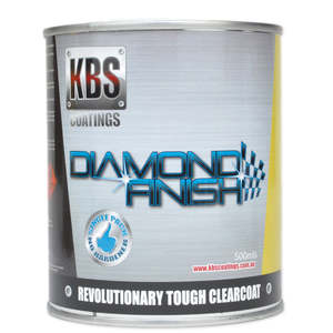 KBS DIAMOND CLEAR COAT  FINISH UV STABLE SELF LEVELING