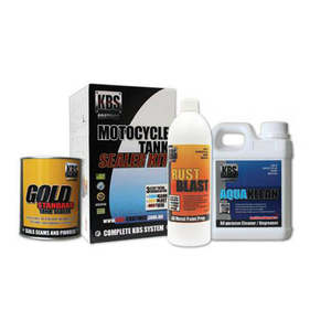 Fuel Tank Protection: KBS MOTORCYCLE FUEL TANK REPAIR SEALER KIT