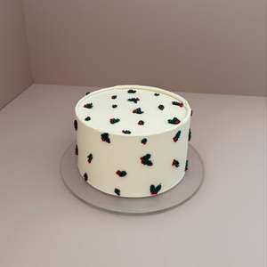 noship: Christmas mini holly cake - Multiple flavours