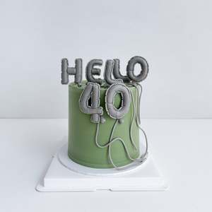 1day: Number & letter balloon cake - Multiple flavours & colours