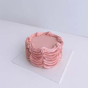 cake: Buttercream drapes cake - Multiple flavors & colours