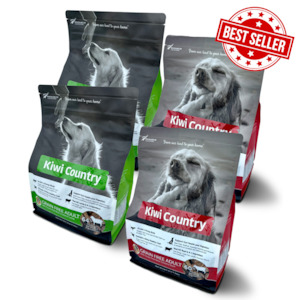 Mixed Dog Food Cartons: 4 Bags Dry Dog - Lamb & Beef