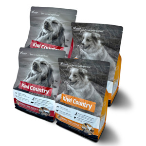 Mixed Dog Food Cartons: 4 Bags Dry Dog - Beef & Chicken